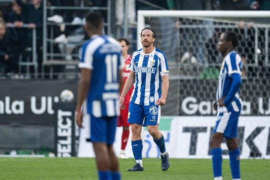IFK Göteborgs Gustav Svensson deppar