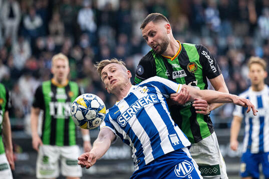 IFK Göteborgs Sebastian Ohlsson och GAIS Axel Norén