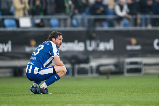 IFK Göteborgs Gustav Svensson deppar