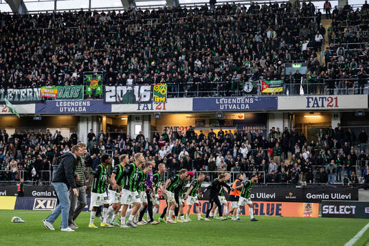GAIS spelare jublar