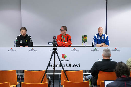 GAIS tränare Fredrik Holmberg och IFK Göteborgs tränare