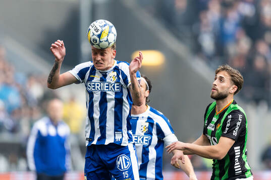 IFK Göteborgs Sebastian Hausner och GAIS Jack Cooper-Love