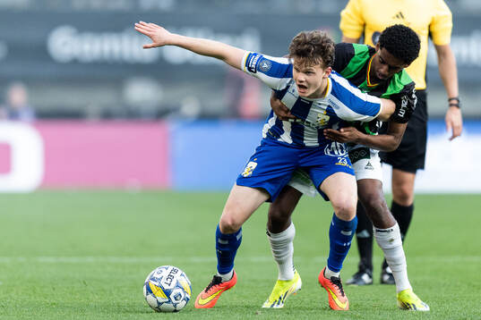 IFK Göteborgs Kolbeinn Thordarson och GAIS Harun Ibrahim