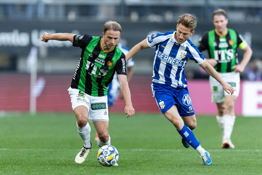 GAIS Gustav Lundgren och IFK Göteborgs Arbnor Mucolli