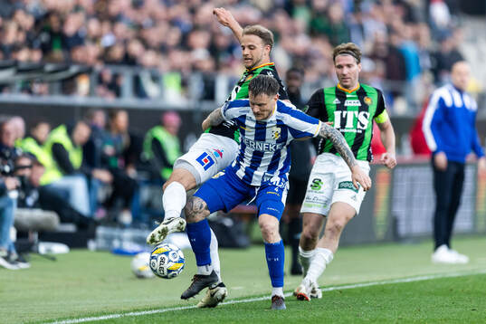 GAIS Gustav Lundgren och IFK Göteborgs Mattias Johansson