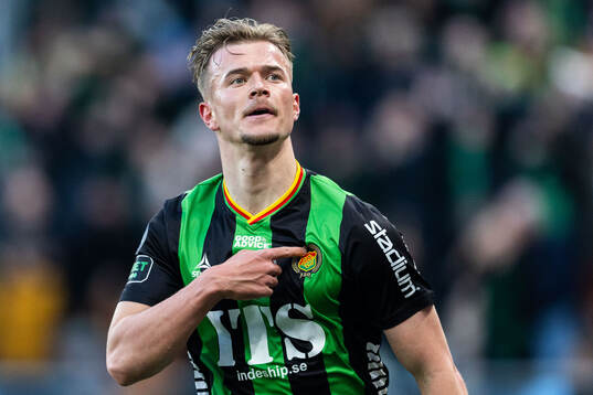 GAIS Alexander Ahl Holmström jublar