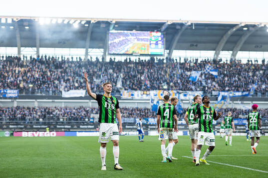GAIS Alexander Ahl Holmström jublar