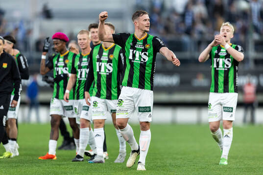 GAIS Alexander Ahl Holmström jublar
