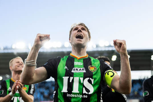 GAIS August Wängberg jublar