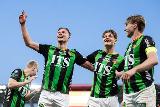 GAIS Alexander Ahl Holmström, Axel Henriksson och August