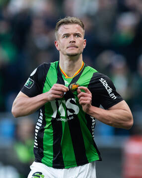 GAIS Alexander Ahl Holmström jublar