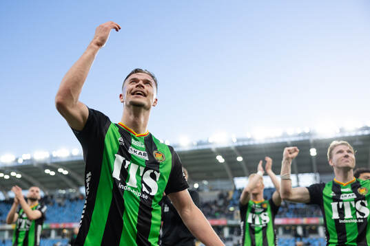 GAIS Alexander Ahl Holmström jublar
