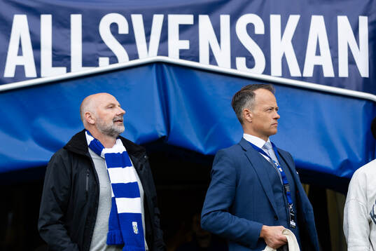 IFK Göteborgs klubbdirektör Håkan Mild och ordförande