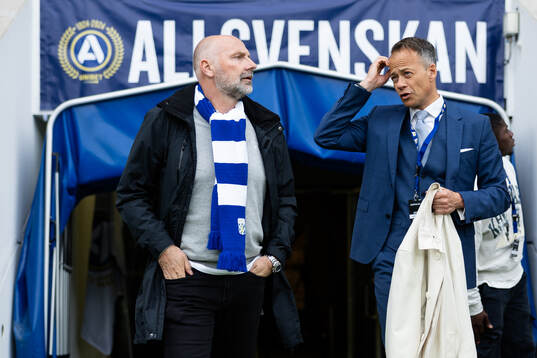 IFK Göteborgs klubbdirektör Håkan Mild och ordförande