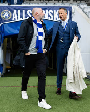 IFK Göteborgs klubbdirektör Håkan Mild och ordförande