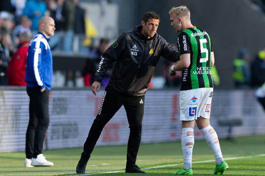 GAIS assisterande tränare Kenneth Gustafsson och Robin