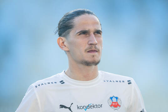 Helsingborgs Ervin Gigovic vid line-up