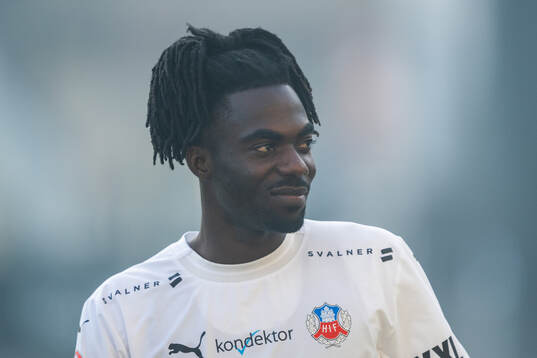 Helsingborgs Benjamin Acquah vid line-up