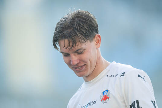 Helsingborgs Taylor Silverholt vid line-up