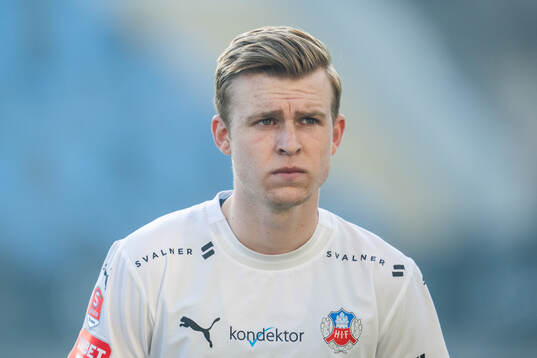 Helsingborgs William Westerlund vid line-up