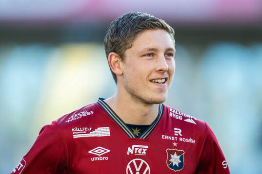 Örgrytes Anton Andreasson vid line-up