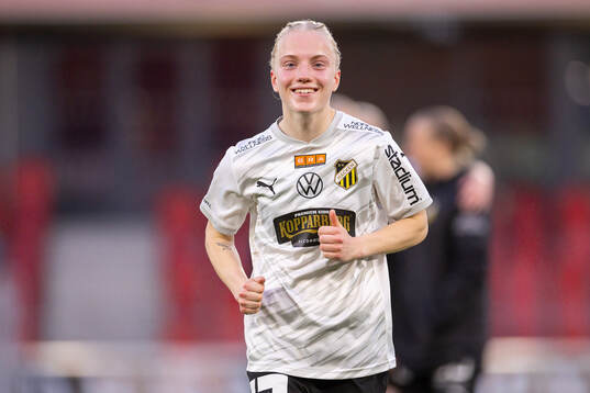 Häckens Anna Sandberg jublar