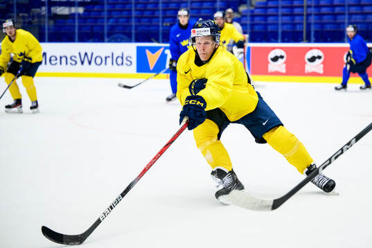 Max Friberg of Sweden at a practice session