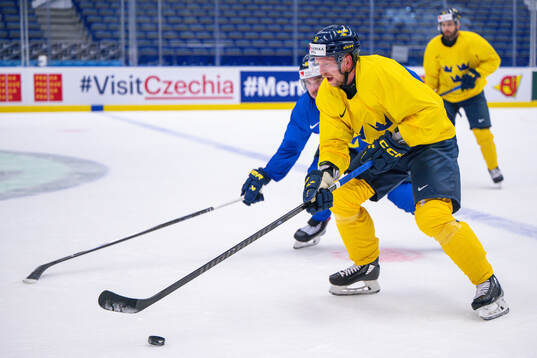 Tim Heed of Sweden at a practice session