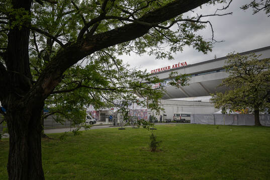 Exterior view of Ostravar Arena
