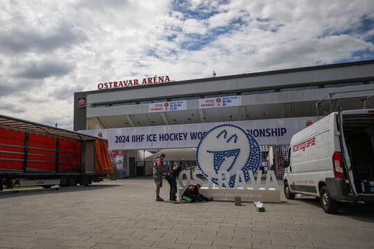 Exterior view of Ostravar Arena