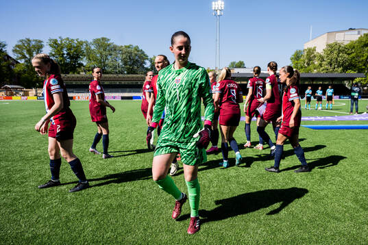 Goalkeeper Hanna Krog of Norway