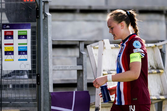 Tuva Olaussen Sagen of Norway looks dejected