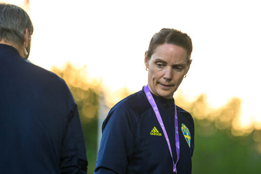 Head coach Lovisa Delby of Sweden