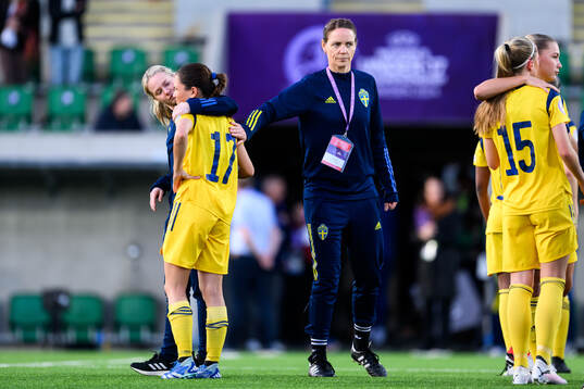 Head coach Lovisa Delby of Sweden