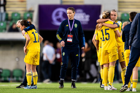Head coach Lovisa Delby of Sweden