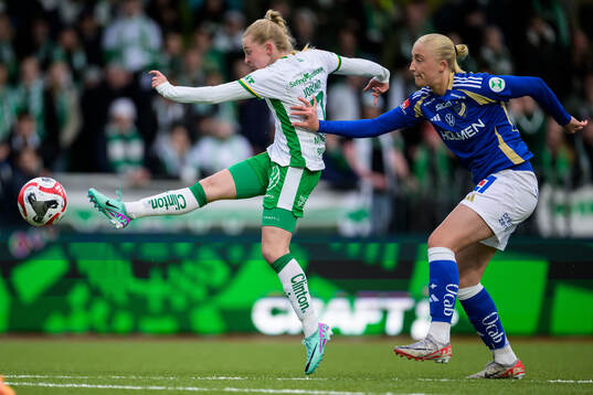 Hammarbys Emilie Joramo och IFK Norrköpings Wilma