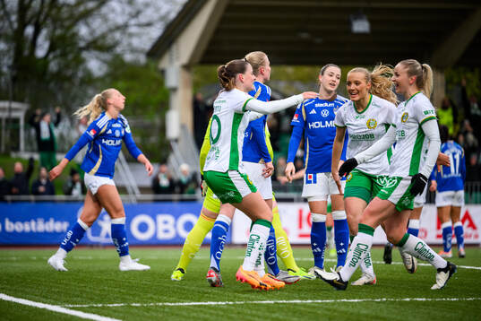 Hammarbys Smilla Vallotto, Smilla Holmberg och Anna