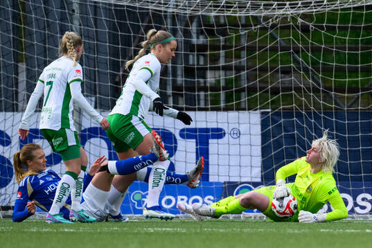 Hammarbys målvakt Moa Edrud