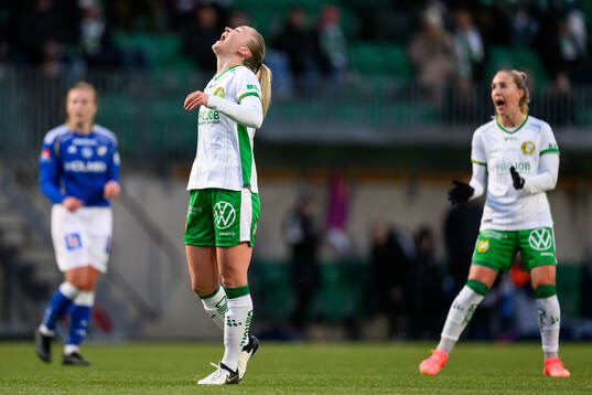 Hammarbys Anna Jøsendal deppar