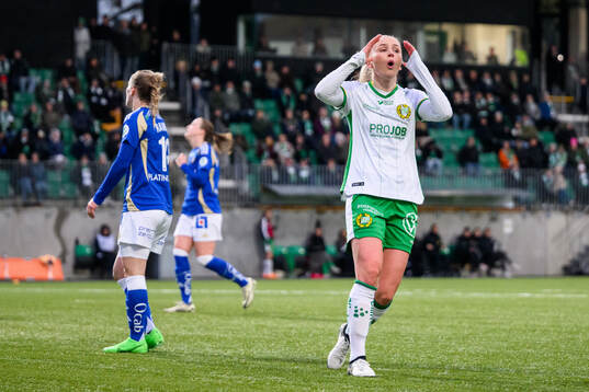 Hammarbys Anna Jøsendal deppar