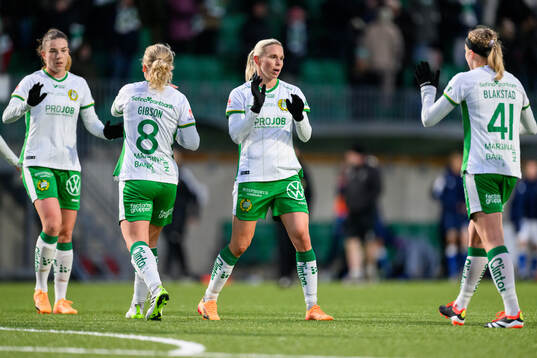 Hammarbys Jonna Andersson jublar