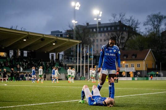 IFK Norrköpings Sabina Ravnell och Maya Aliyah Antoine
