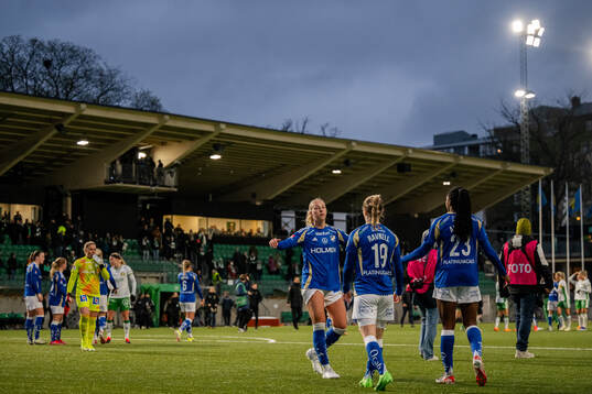 IFK Norrköpings Samantha Cary, Sabina Ravnell och Maya