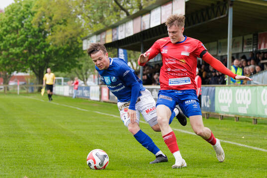 Norrbys Anton Pärleholt och Tvååkers Oliver Brynéus
