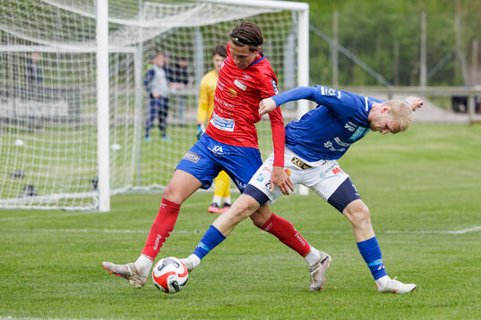 Tvååkers Noah Johansson och Norrbys Andreas Hansen