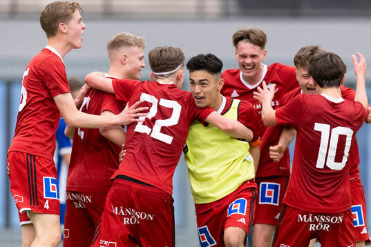 IFK Norrköpings spelare jublar