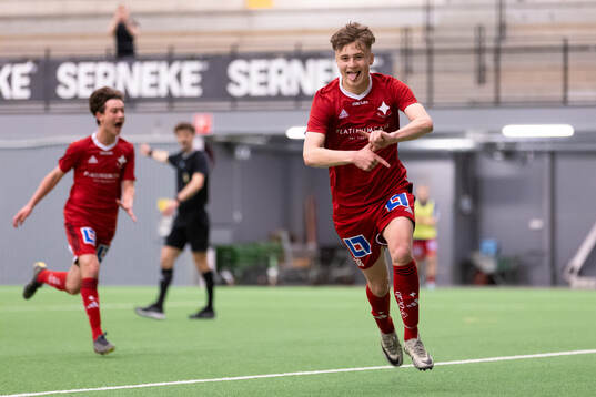 IFK Norrköpings Åke Andersson jublar