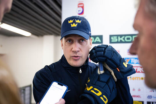 Head coach Sam Hallam of Sweden