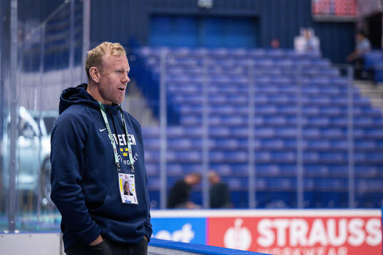 Assistant general manager Patric Hörnqvist of Sweden at a