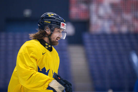 Linus Johansson of Sweden at a practice session